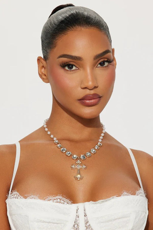 FASHIONNOVA Collar Be Forgiven - Dorado - Quierox - Tienda Online