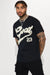 FASHIONNOVA MEN Camiseta de manga corta Baseball Goat - Negra - Quierox - Tienda Online