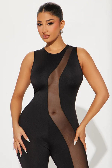 FASHIONNOVA Mono Keep Moving - Negro - Quierox - Tienda Online