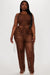 FASHIONNOVA Mono playero de crochet Delilah - Chocolate - Quierox - Tienda Online