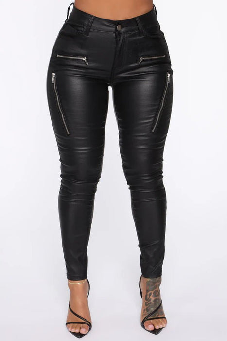 FASHIONNOVA Pantalón Caliente Skinny - Negro - Quierox - Tienda Online