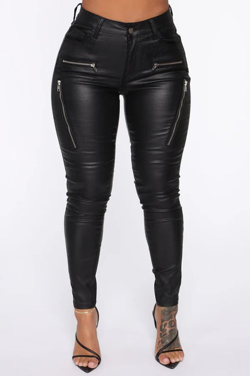 FASHIONNOVA Pantalón Caliente Skinny - Negro - Quierox - Tienda Online