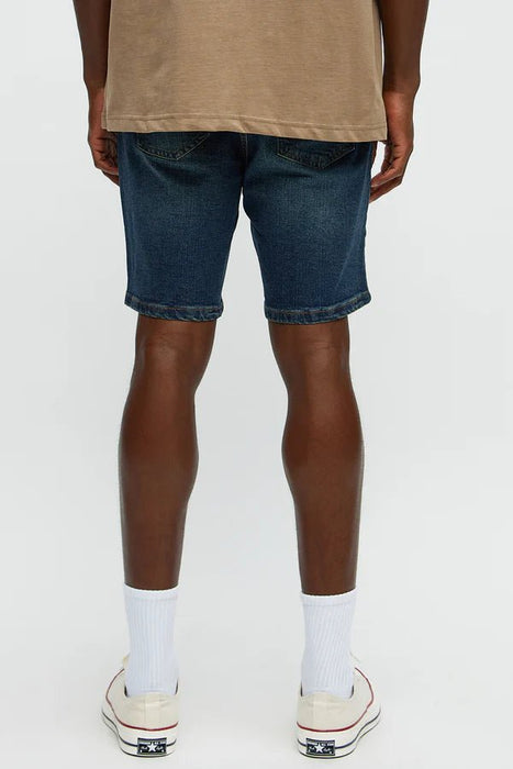 FASHIONNOVA Short De Mezclilla Cornell Slim - Deslavado Antiguo Azul - Quierox - Tienda Online