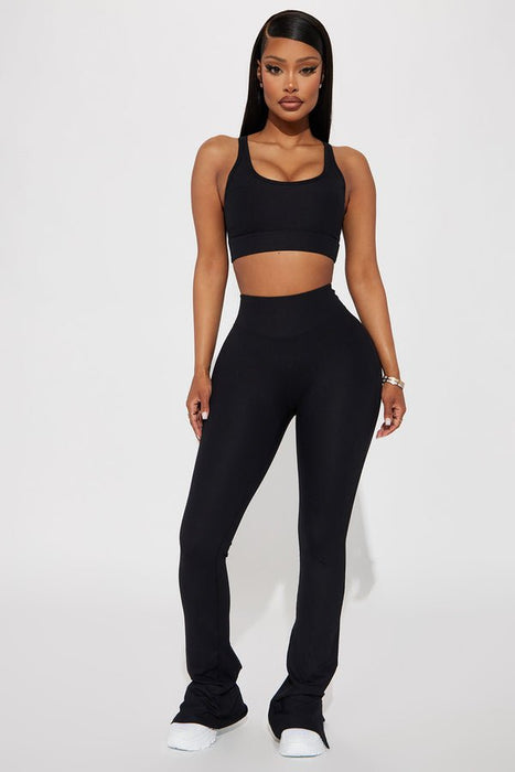 FASHIONNOVA SPORT Pantalón Push It Seamless Active Yoga - Negro - Quierox - Tienda Online