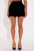 FASION NOVA Falda corta Stay Charmed Velvet Mini - Negro - Quierox - Tienda Online