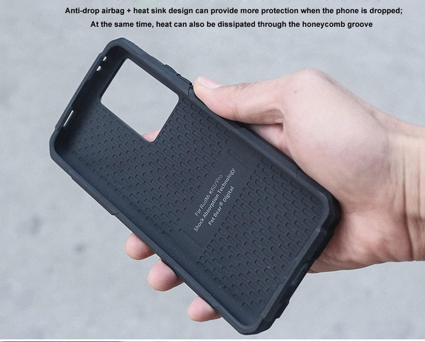 FatBear Carcasa protectora táctica de grado militar para Xiaomi RedMi K60 PRO / K60 Poco F5 pro - Quierox - Tienda Online