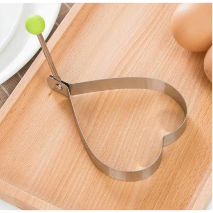 Moldes creativos para huevos, de acero inoxidable antiadherente y duradero