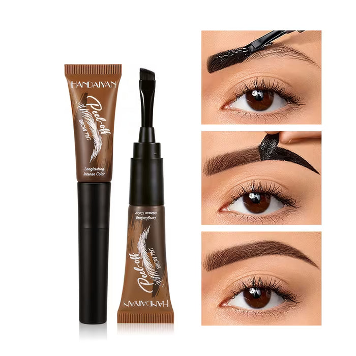 SHEIN Gel para cejas tipo tatuaje, semipermanente, tintura uniforme