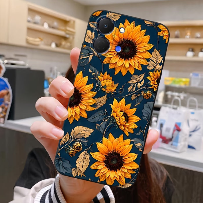 Funda para Teléfono Antigolpes Negra con Bordes Suaves para Galaxy A54 5G