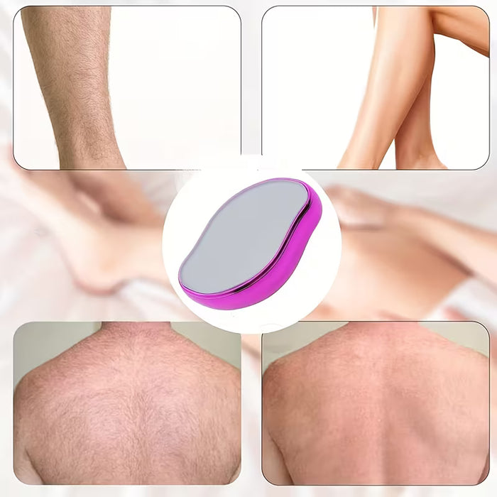 1pc Depilador Unisex - Exfoliante de Vidrio Nano Sin Dolor, Reutilizable e Impermeable