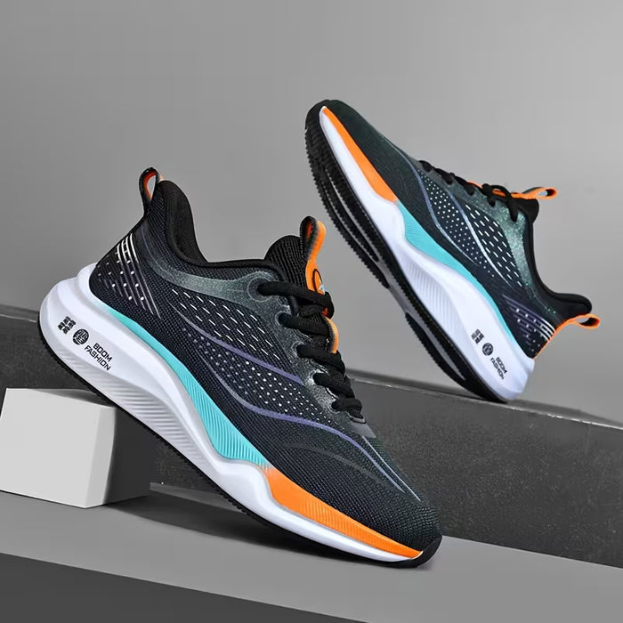 Zapatillas deportivas de malla transpirable de punto para hombre