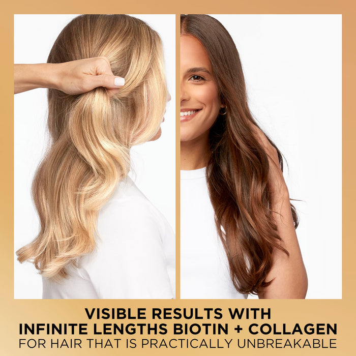 Pantene Champú Pro-V Miracles Infinite Lengths con biotina y colágeno, 400 ml