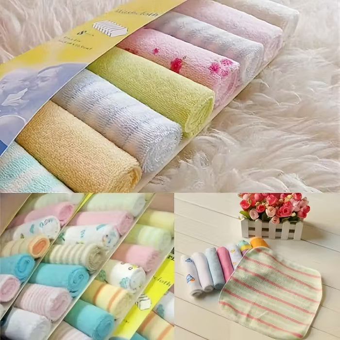 10 Toallas Suaves para Bebé, Paños de Baño para Infantes, aleatorias