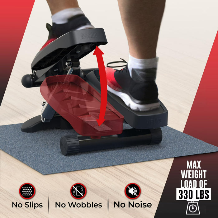 Nordic Lifting Mini Máquina de step y escaladora con bandas de resistencia