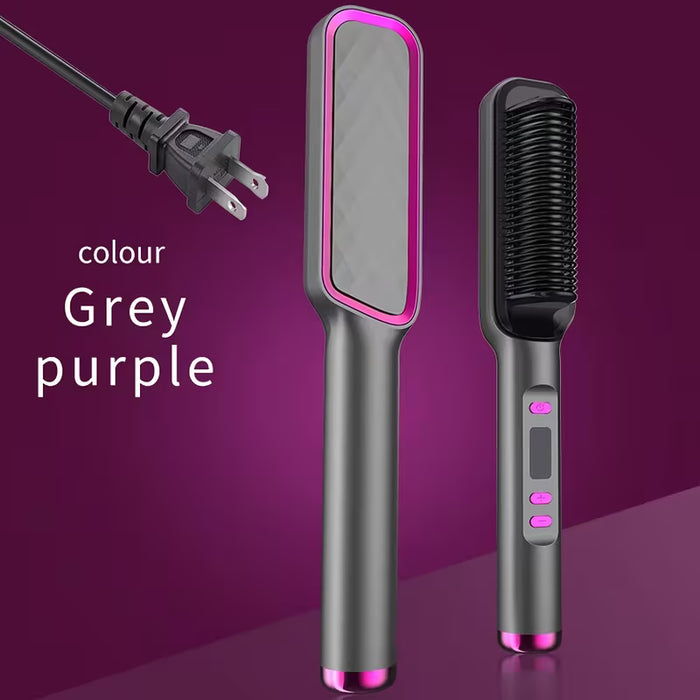 Cepillo eléctrico para alisar y rizar el cabello