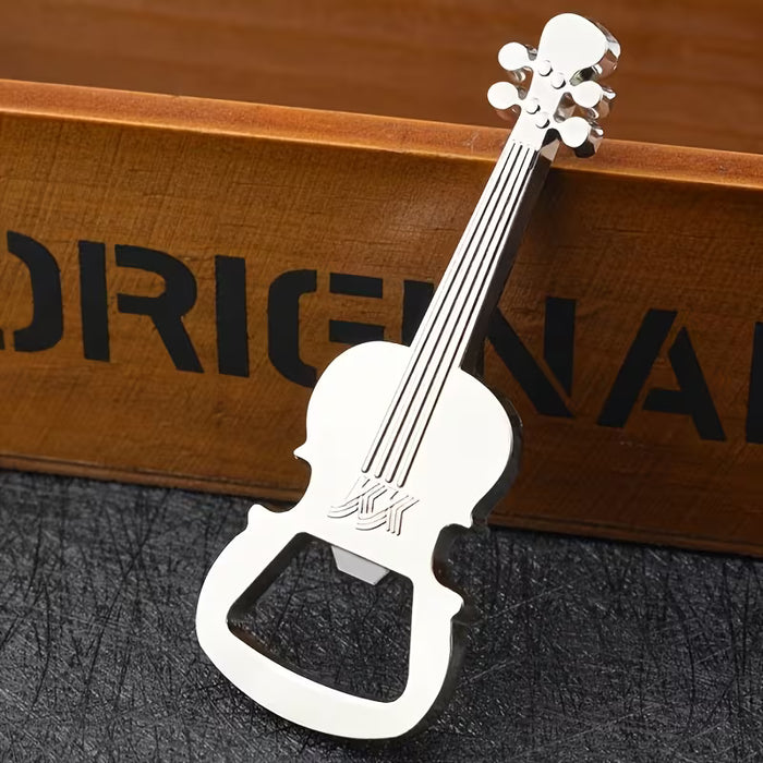 Abrebotellas de Metal con Forma de Guitarra Personalizable para Llavero