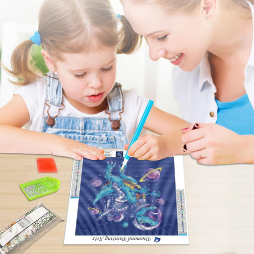 FEELOOK - Kits de pintura de diamantes para niños , dinosaurio astronauta - Quierox - Tienda Online