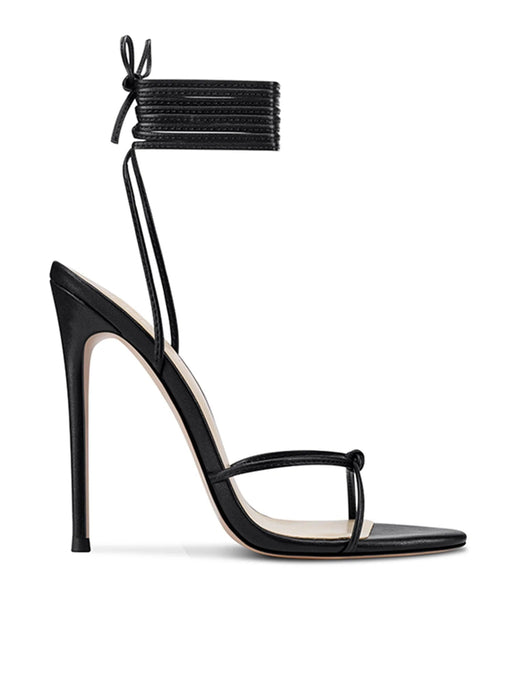 Femme LA Zapatos Athens con cordones - Negro - Quierox - Tienda Online