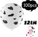 FEPITO 100 globos de vaca divertidos con estampado de vaca para fiestas infantiles - Quierox - Tienda Online