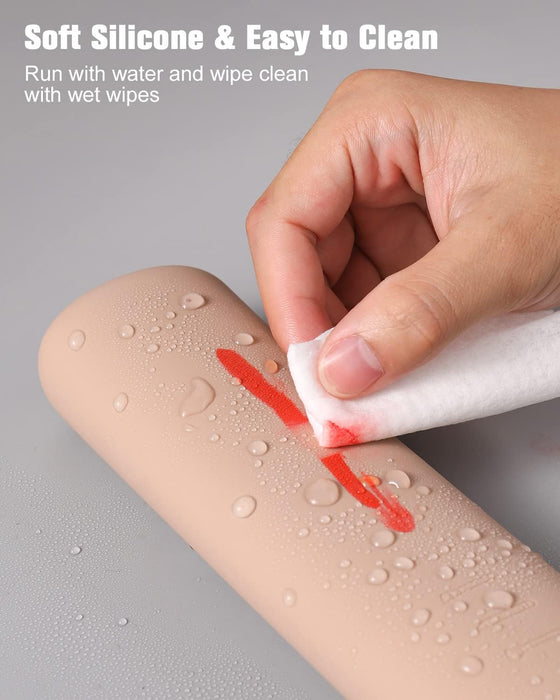 FERYES Soporte grande para brochas de maquillaje de viaje magnético anticaídas de silicona - Quierox - Tienda Online