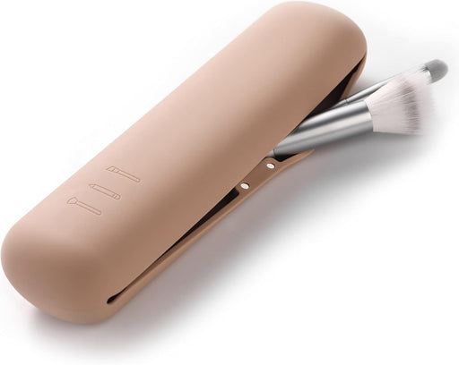 FERYES Soporte grande para brochas de maquillaje de viaje magnético anticaídas de silicona - Quierox - Tienda Online