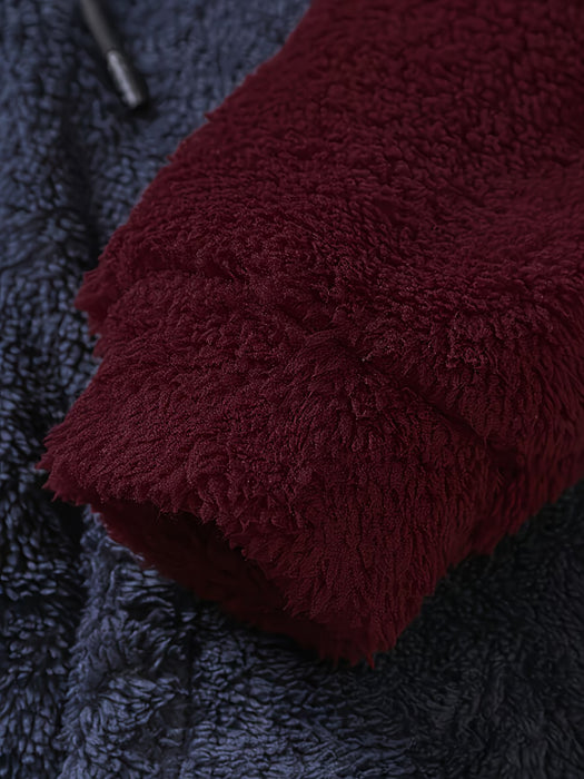 Sudadera casual para hombre, elegante y clásica, con un diseño único de bloques de color