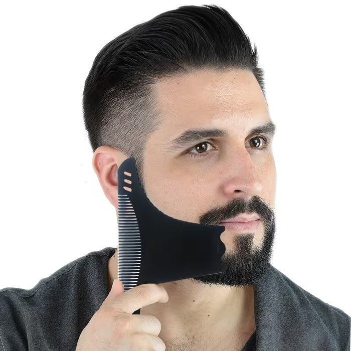 Peine para dar forma a la barba, plantilla de arco para barba