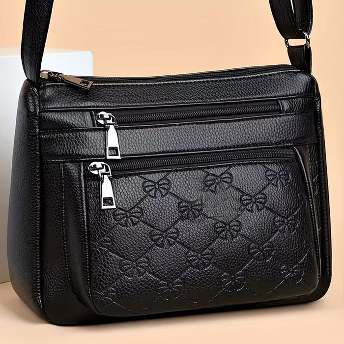 Bolso casual bandolera cuadrado acolchado para damas