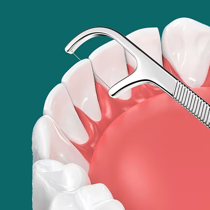 Juego de palillos de dientes de acero inoxidable, kit de palillos de bolsillo portátil