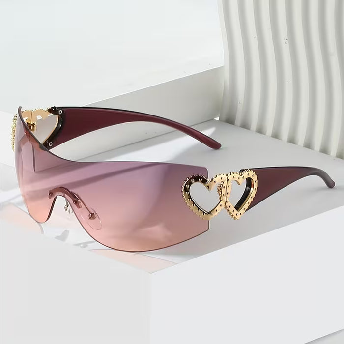 Gafas de Moda Retro Y2K para Mujeres con Marco Grande