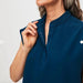 Figs Blusa médica Rafaela para mujer, color azul arrecife profundo - Quierox - Tienda Online