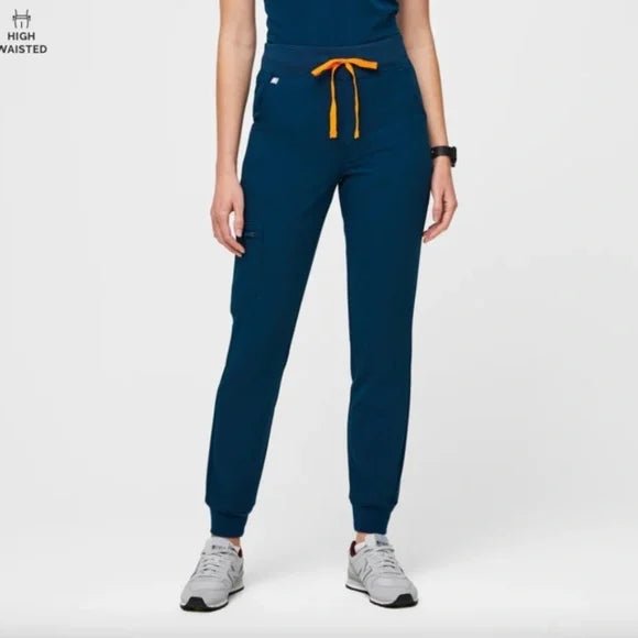 Figs - Deep Reef - Pantalón médico Zamora Jogger 2.0 de cintura alta - Quierox - Tienda Online