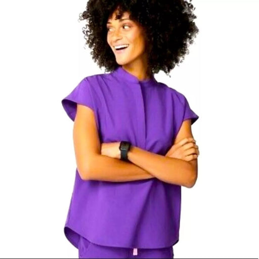 Figs Rafaela Scrub Top Medico Cuello en V Ultra Violeta - Quierox - Tienda Online