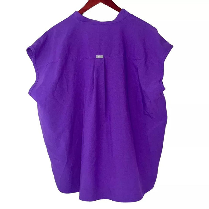 Figs Rafaela Scrub Top Medico Cuello en V Ultra Violeta - Quierox - Tienda Online