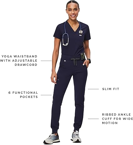 FIGS Zamora - Pantalones quirúrgicos de estilo jogger para mujer - Quierox - Tienda Online