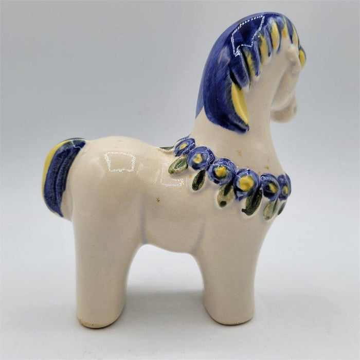Figura de caballo de cerámica Rosa Ljung Båstad Suecia - Quierox - Tienda Online