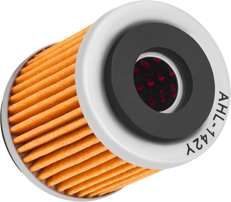 Filtro de aceite AHL 142 para Yamaha YFM350R Raptor 350 (2004 - 2007, 2009 - 2013) (amarillo) - Quierox - Tienda Online