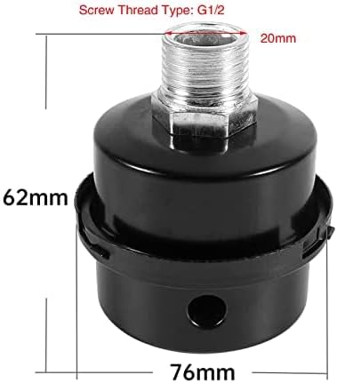 Filtro de silenciador para compresor de aire, filtro de admisión, de metal - Quierox - Tienda Online