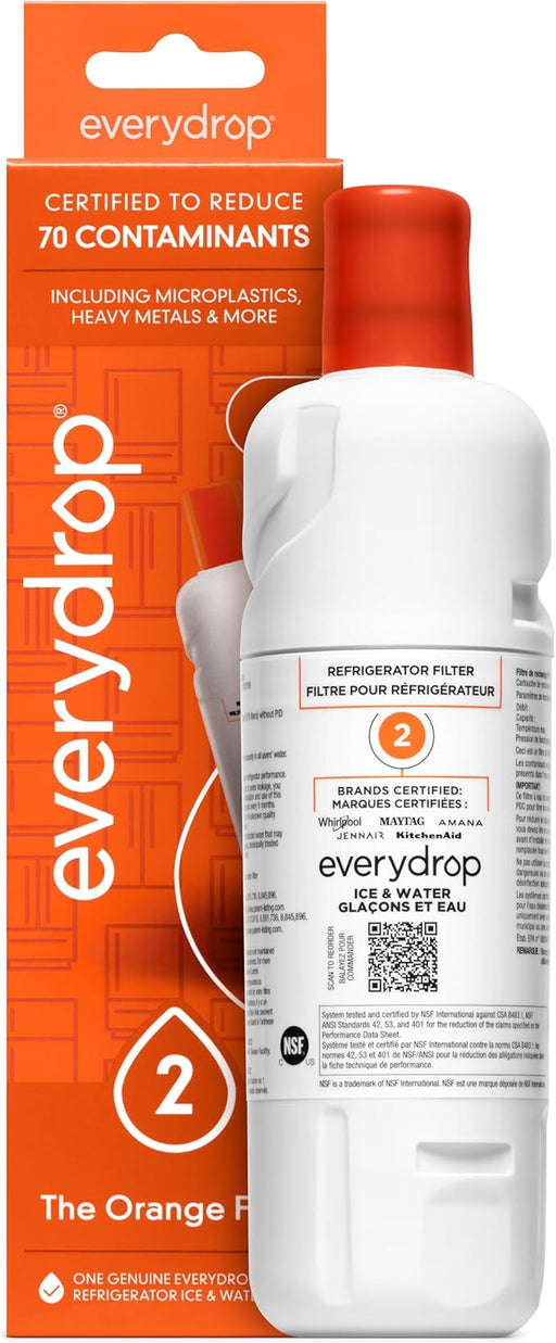 Filtro para refrigerador de hielo y agua everydrop by Whirlpool 2, EDR2RXD1 - Quierox - Tienda Online