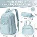 Fimibuke Mochila infantil para niñas, 3uds, con lonchera y estuche para lápices - Quierox - Tienda Online