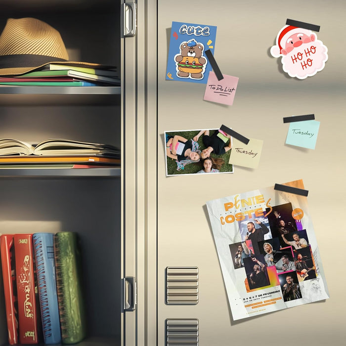 FINDMAG - Paquete de 12 imanes potentes,con adhesivo de doble cara, para nevera - Quierox - Tienda Online