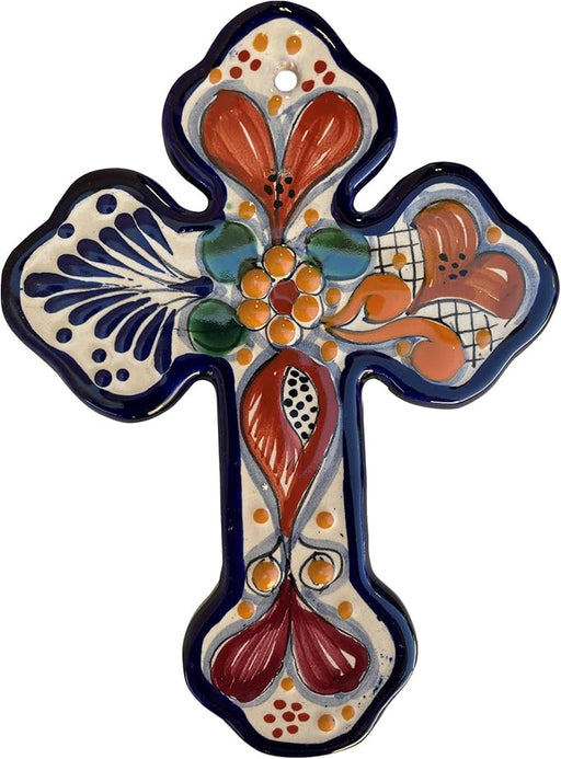Fine Crafts Imports TalaMex Tecali - Cruz de cerámica - Quierox - Tienda Online