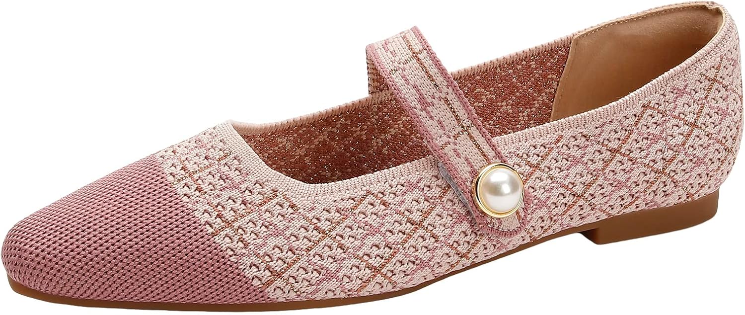 Fiora Zapatos planos Mary - Jane, Zapatos De Vestir De Punto - Quierox - Tienda Online