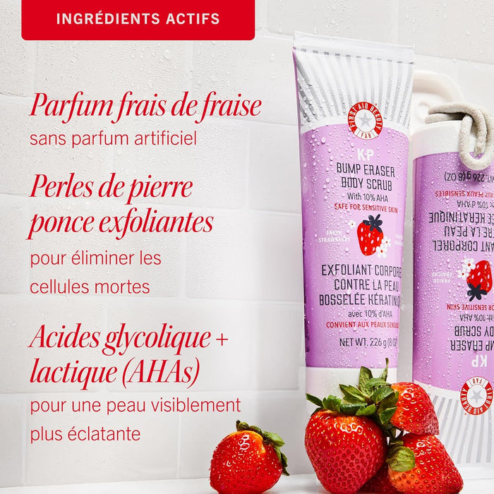 First Aid Beauty - Exfoliante corporal KP Bump Eraser 10% AHA, exfoliante - Quierox - Tienda Online