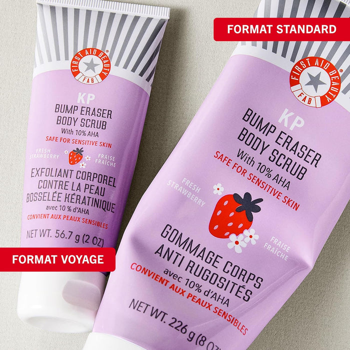 First Aid Beauty - Exfoliante corporal KP Bump Eraser 10% AHA, exfoliante - Quierox - Tienda Online