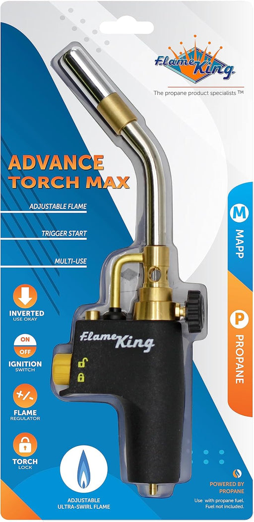 Flame King Cabezal de antorcha de propano de alta intensidad para soldadura - Quierox - Tienda Online