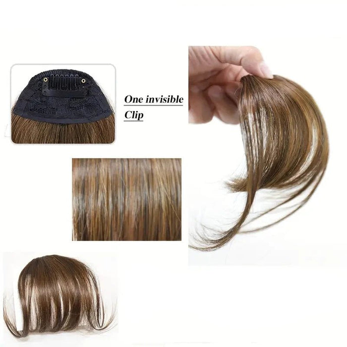 Flequillo Elegante de Clip para Mujeres - Extensión de Cabello Sintético - Quierox - Tienda Online