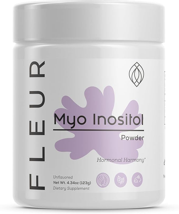 FLEUR Mioinositol y D - Quiro Inositol en polvo sin sabor, 123 g (4.34 oz) - Quierox - Tienda Online