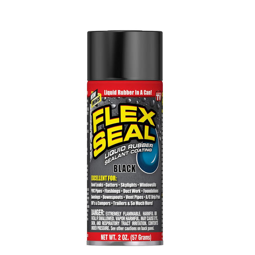 Flex Seal Mini, negro, detiene fugas al instante, spray de goma impermeable, 2 oz - Quierox - Tienda Online