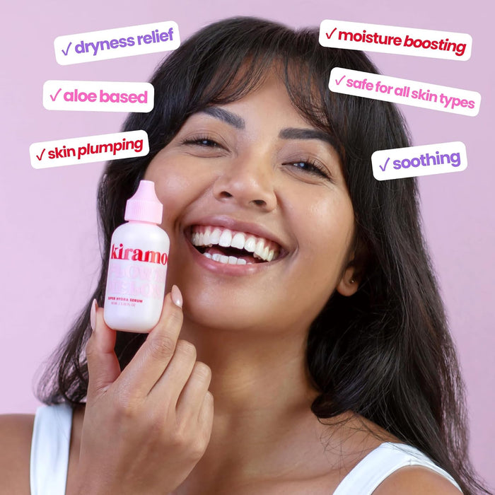 Flowermelon - Suero hidratante y ligero hidratante diario para reducir la sequedad 60ML - Quierox - Tienda Online